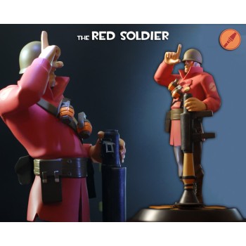 Team Fortress 2 The Red Soldier 13 inch statue 33cm